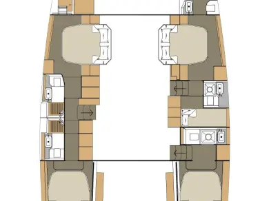 Bootverhuur Dufour Dufour Catamarans 48 Sail in Primošten via SamBoat