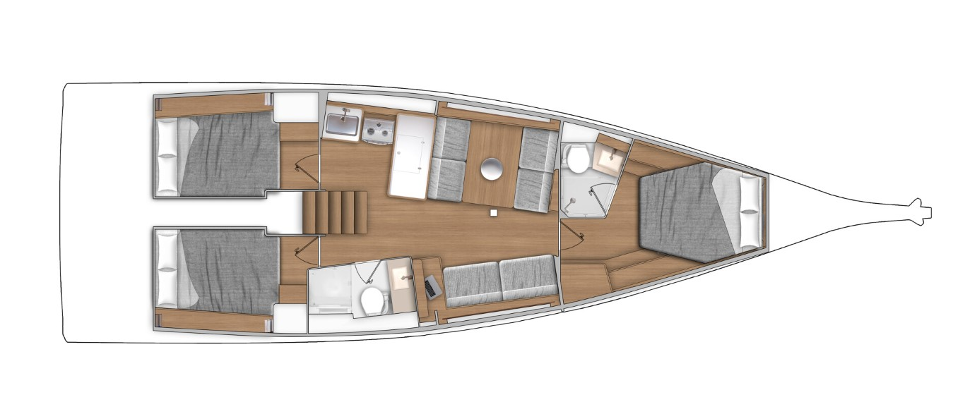 Huur Zeilboot met of zonder schipper Bénéteau in Split