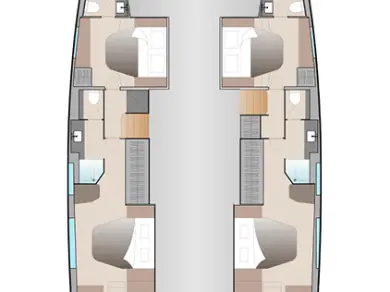 Verhuur Catamaran in Seget Donji - Fountaine Pajot Aura 51