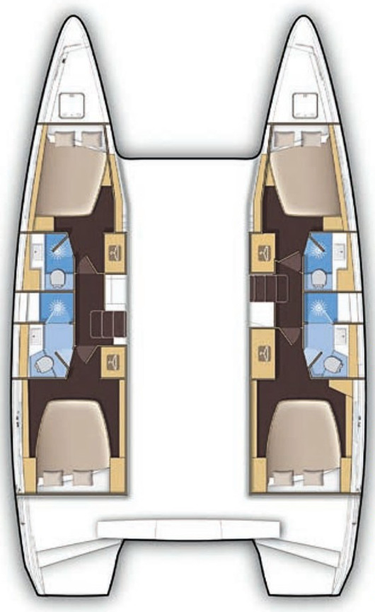 Verhuur Catamaran Lagoon met vaarbewijs