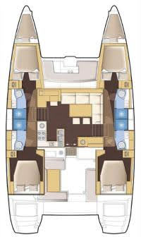 Bootverhuur Lagoon Lagoon 450 Sport Top in Split via SamBoat