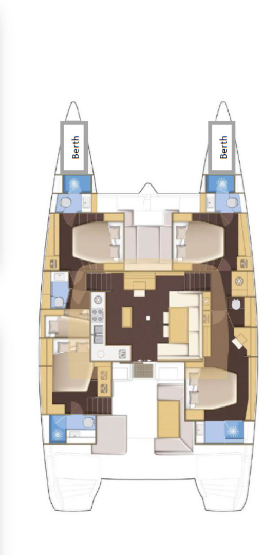 Huur Catamaran met of zonder schipper Lagoon in Split