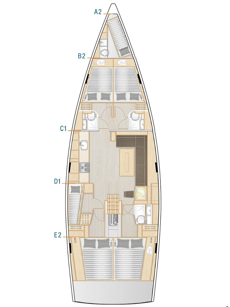 Hanse Hanse 508 te huur van particulier of professional in Göcek