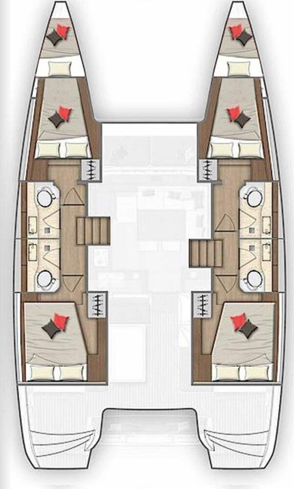 Verhuur Catamaran Lagoon met vaarbewijs