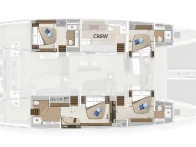 Verhuur Catamaran Lagoon met vaarbewijs