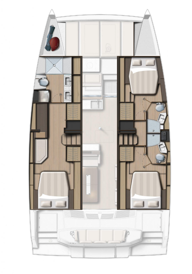 Verhuur Catamaran in Marsh Harbour - Bali Bali 4.4
