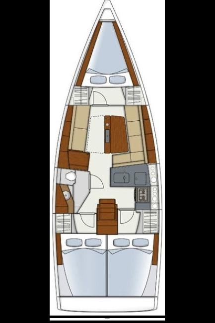 Verhuur Zeilboot in Empuriabrava - Hanse Hanse 345