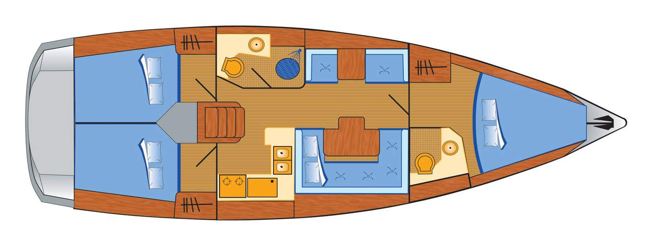 Verhuur Zeilboot Jeanneau met vaarbewijs