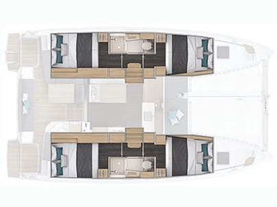 Huur Catamaran met of zonder schipper Lagoon in Lefkáda