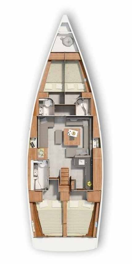 Verhuur Zeilboot Hanse met vaarbewijs