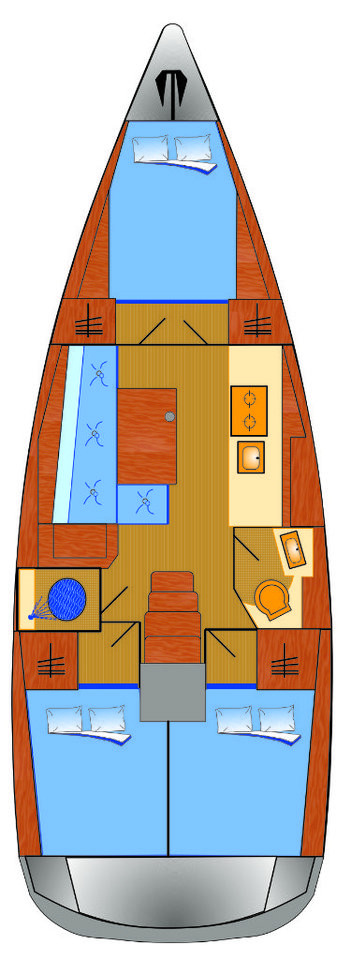 Huur Zeilboot met of zonder schipper Bénéteau in Punat