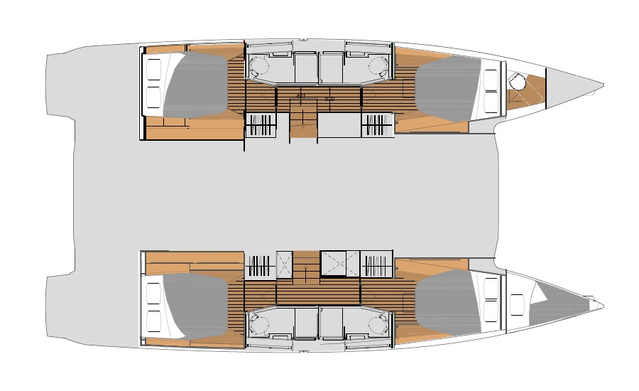 Verhuur Catamaran in Seget Donji - Fountaine Pajot Elba 45