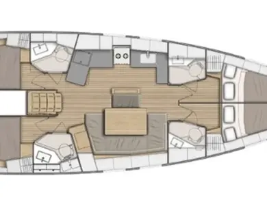 Verhuur Zeilboot in Lefkáda - Bénéteau Oceanis 46.1