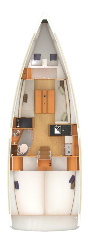 Huur een Jeanneau Sun Odyssey 349 in Lefkáda
