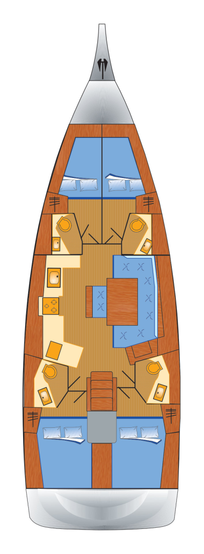 Verhuur Zeilboot Bénéteau met vaarbewijs