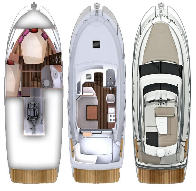 Verhuur Motorboot Bénéteau met vaarbewijs