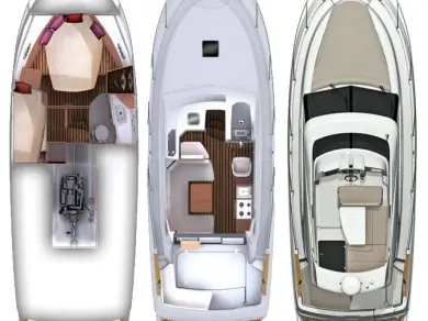 Verhuur Motorboot Bénéteau met vaarbewijs