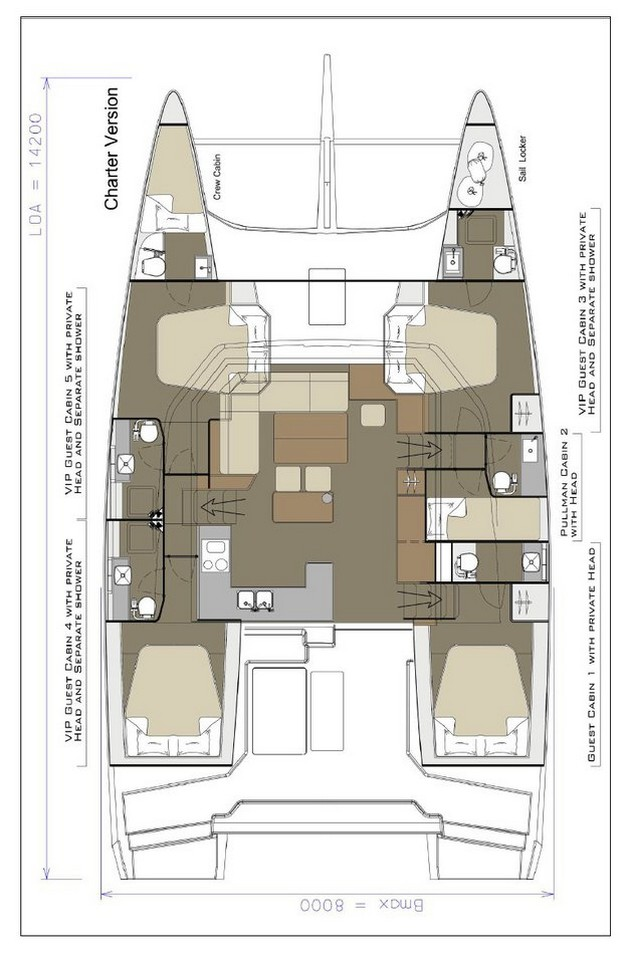 Bootverhuur Pirovac goedkoop Dufour Catamarans 48 Sail