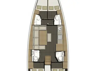 Dufour Dufour 460 Grand Large te huur van particulier of professional in Seget Donji