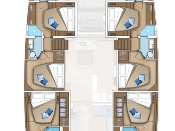 Verhuur Catamaran Lagoon met vaarbewijs