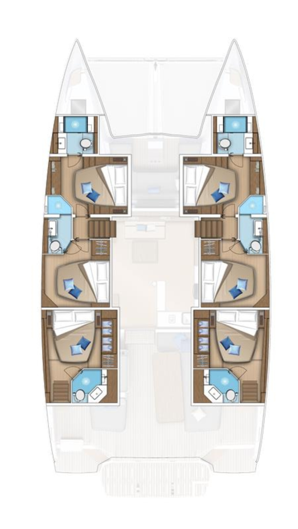 Verhuur Catamaran Lagoon met vaarbewijs
