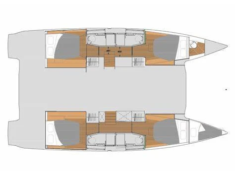 Verhuur Catamaran in Ribishi - Fountaine Pajot Elba 45 - Premium A/C