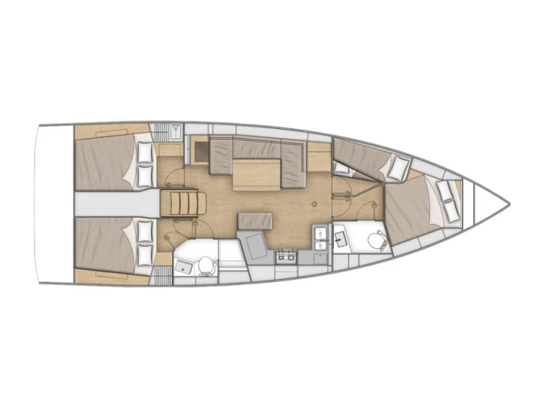 Verhuur Zeilboot Bénéteau met vaarbewijs