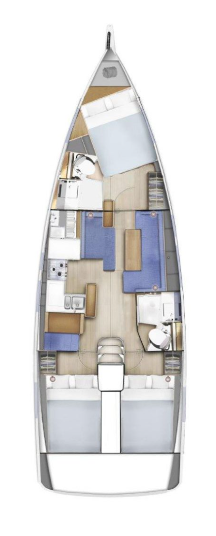 Verhuur Zeilboot in Rhodes (City) - Jeanneau Sun Odyssey 410