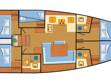 Jeanneau Sun Odyssey 490 te huur van particulier of professional in Biograd na Moru