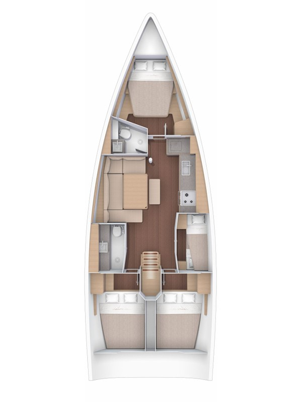Verhuur Zeilboot Dufour met vaarbewijs