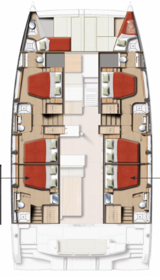 Huur Catamaran met of zonder schipper Bali in Trogir