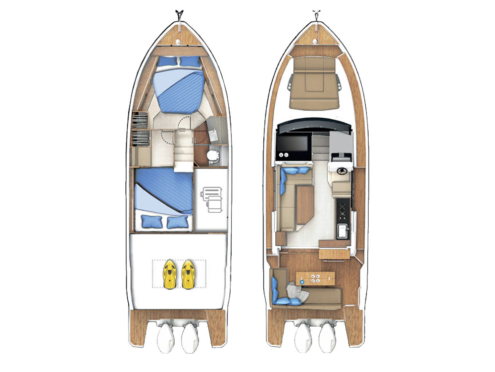 Huur een Sealine Sealine C335V in Kaštela