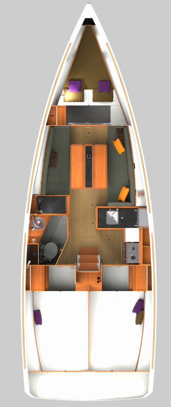 Verhuur Zeilboot Jeanneau met vaarbewijs