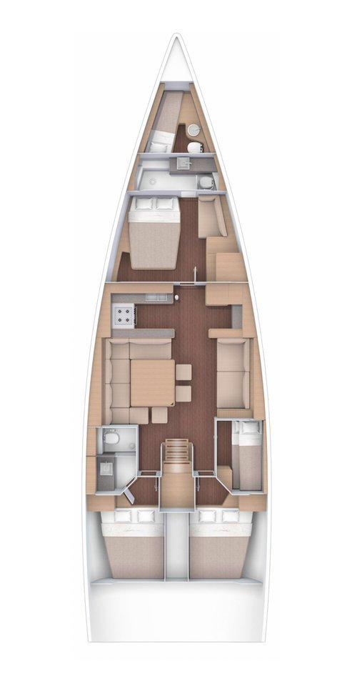 Dufour Dufour 56 Exclusive te huur van particulier of professional in Pirovac