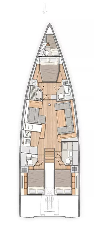 Jachthuur in Seget Donji - Bénéteau Oceanis 54 via SamBoat