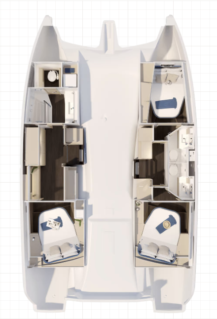 Huur Catamaran met of zonder schipper Fountaine Pajot in Frenchtown