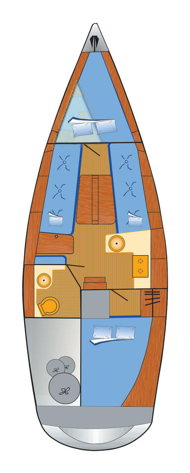 Huur Zeilboot met of zonder schipper Hanse in Barth