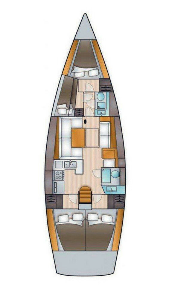 Huur een Salona Salona 44 in Álimos
