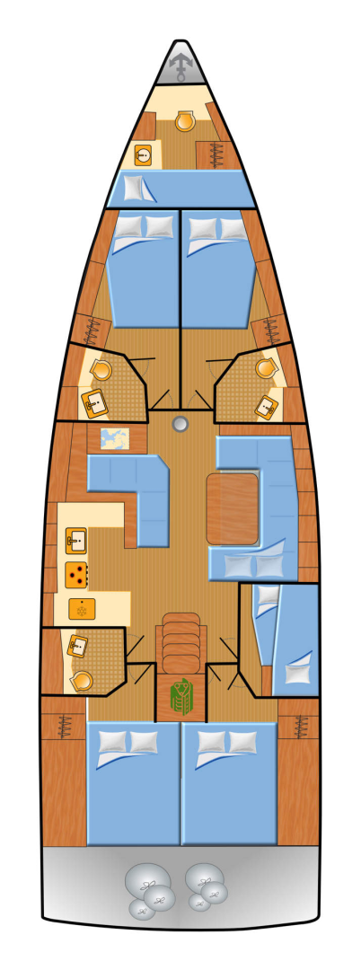 Bénéteau Oceanis 51.1 te huur van particulier of professional in Rogoznica