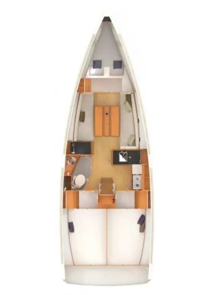 Huur een Jeanneau Sun Odyssey 349 in Punat
