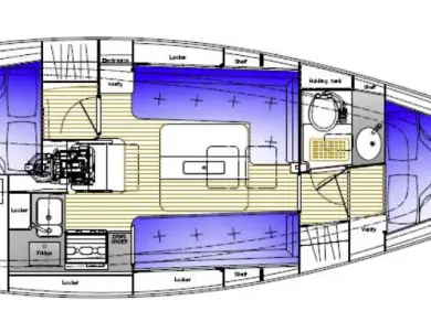 Verhuur Motorboot Kavi Yacht met vaarbewijs