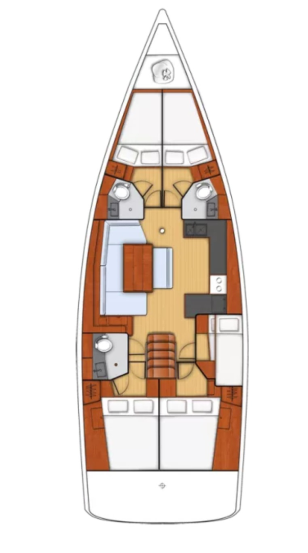Verhuur Zeilboot in Fethiye - Bénéteau Oceanis 48
