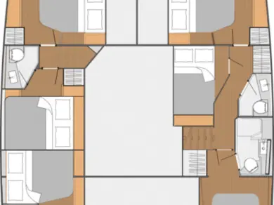 Huur een Fountaine Pajot Saba 50 in Road Town