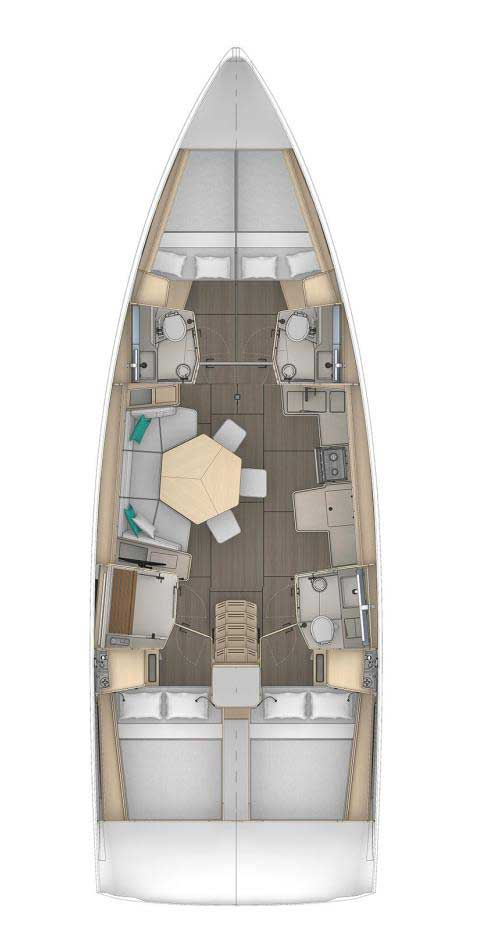 Bootverhuur Pula goedkoop Dufour 44