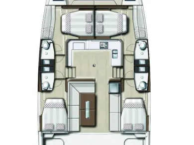 Bootverhuur Biograd na Moru goedkoop Bali Catspace Voile