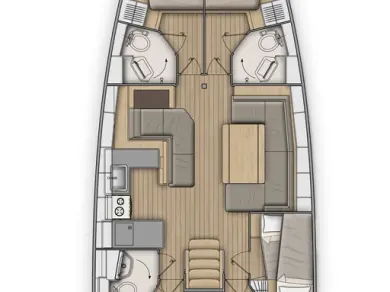 Verhuur Zeilboot Bénéteau met vaarbewijs