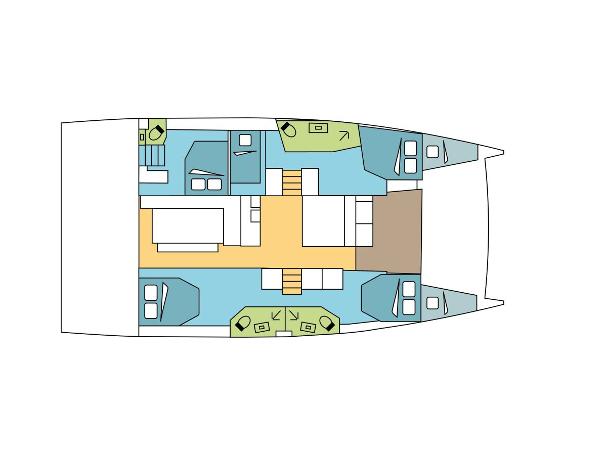 Verhuur Catamaran in Šibenik - Bali Bali 4.6
