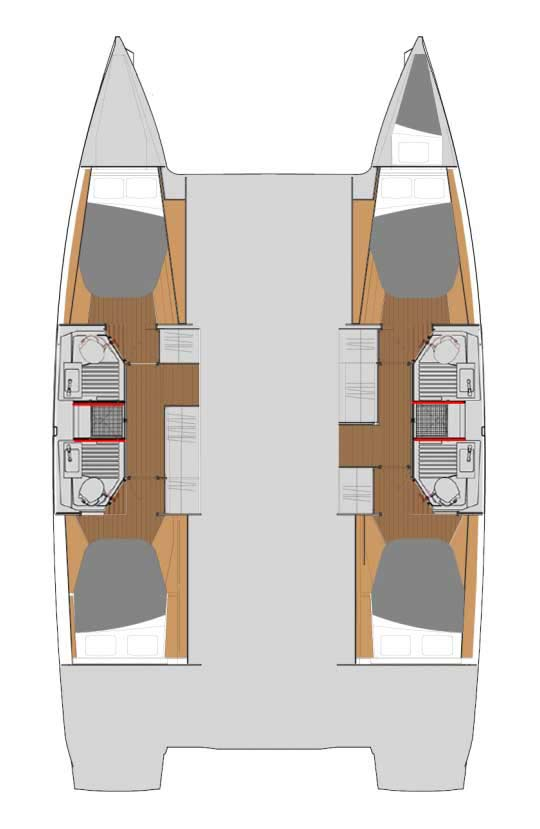 Jachthuur in Lefkáda - Fountaine Pajot Astrea 42 via SamBoat