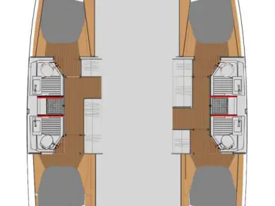 Jachthuur in Lefkáda - Fountaine Pajot Astrea 42 via SamBoat