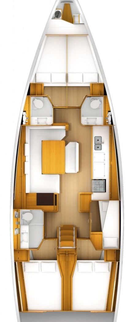 Verhuur Zeilboot in Kaštela - Jeanneau Sun Odyssey 519
